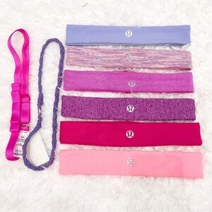 lululemon headband bundle (set of 8)